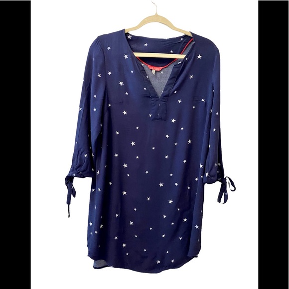 Joules navy tunic with stars - Picture 1 of 5